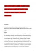 NUR 311 STUDY GUIDE &ndash; QUESTIONS AND DETAILED SOLUTIONS &vert;&vert; 100&percnt; GUARANTEED PASS&excl;&excl; <RECENT VERSION>