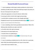 ATI RN MENTAL HEALTH PROCTORED EXAM 70 QUESTIONS WITH CORRECT ANSWERS LATEST&lpar;2025&sol;2026&rpar;