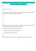 ASCP Blood Bank Practice Questions and Verified Correct Answers 2024-2025 Update Guaranteed A&plus;