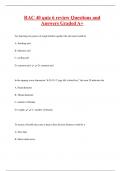 RAC 40 quiz 6 review Questions and  Answers Graded A&plus;