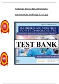 Test Bank For Radiologic Science for Technologists&comma; 12th Edition by Stewart C Bushong&comma; Chapters 1 - 40&comma; Complete Verified Newest Version