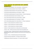 POLICE SERGEANT 2025 QUESTIONS WITH ANSWERS GUARANTEE A&plus;