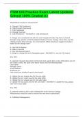 ITSM CIS Practice Exam Latest Updated Solved 100&percnt; Graded A&plus;