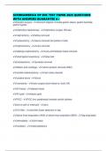 SCRIBEAMERICA OP EOC TEST PAPER 2025 QUESTIONS WITH ANSWERS GUARANTEE A&plus;