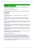 SERGEANT ACTUAL FINAL PAPER 2025 QUESTIONS WITH ANSWERS GUARANTEE A&plus;