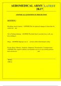  AEROMEDICAL ARMY 2K17  QUESTIONS AND ANSWERS 2025
