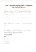 Troop Leading Procedures &lpar;TLPs&rpar; Questions  with Correct Answers