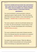 GALEN NU131 NURSING AND HEALTHCARE FINAL EXAM VERSION 1  AND 2 LATEST 2025 ACTUAL EXAM WITH COMPLETE QUESTIONS  AND CORRECT DETAILED ANSWERS &lpar;100&percnt; VERIFIED ANSWERS&rpar;  &vert;ALREADY GRADED A&plus;&vert; &vert;&vert;PROFESSOR VERIFIED&vert;&vert;   &vert;&vert;BRANDNEW&excl;&excl;&excl;&vert;&vert; 