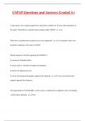 USPAP Questions and Answers Graded A&plus;