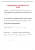 USPAP Questions and Answers&vert;Latest  Update