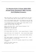Cci Review Echo 2 Exam 2024-2025 Actual Exam Questions With Correct And Detailed Answers