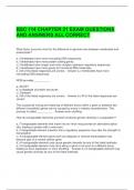 BSC 114 CHAPTER 21 EXAM QUESTIONS AND ANSWERS ALL CORRECT 