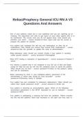 Relias&sol;Prophecy General ICU RN A V3 Questions And Answers