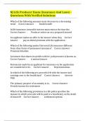 NJ Life Producer Exam &lpar;Insurance And Laws&rpar; - Questions With Verified Solutions