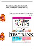TEST BANK For Wong&rsquo;s Essentials of Pediatric Nursing&comma; 11th Edition by Marilyn Hockenberry&comma; Cheryl Rodgers&comma; Verified Chapters 1 - 31&comma; Complete Newest Version