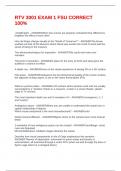 RTV 3001 EXAM 1 FSU CORRECT 100&percnt;