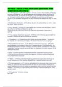 WGU ELO 1 EXAM STUDY GUIDE 2025 QUESTIONS WITH ANSWERS GUARANTEE A&plus;