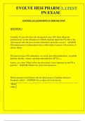 EVOLVE HESI PHARM PN EXAM QUESTIONS AND ANSWERS 2025