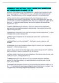 WORKDAY PRO ACTUAL FINAL PAPER 2025 QUESTIONS WITH ANSWERS GUARANTEE A&plus;