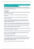 WORKDAY PRO COMPREHENSIVE EXAM 2025 QUESTIONS WITH ANSWERS GUARANTEE A&plus;