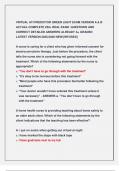 VIRTUAL ATI PREDICTOR GREEN LIGHT EXAM VERSION A & B  ACTUAL COMPLETE 250&plus; REAL EXAM  QUESTIONS AND  CORRECT DETAILED ANSWERS ALREADY A&plus; GRADED              LATEST VERSION 2025&sol;2026 NEW&excl;&lbrace;REVISED&rcub; 