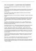 CRJ 123 QUIZZES 1-4 QUESTIONS AND ANSWERS