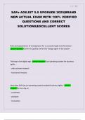 SAFe AGILIST 5&period;0 UPGRADE 2025&vert;BRAND NEW ACTUAL EXAM WITH 100&percnt; VERIFIED QUESTIONS AND CORRECT SOLUTIONS&vert;EXCELLENT SCORES