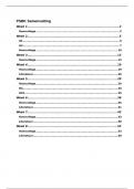 PSBK - samenvatting alle hoorcolleges en literatuur