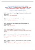 2025-2026 AWHONN ADVANCED FETAL MONITORING EXAM&vert;REAL 270&plus;EXAM QUESTIONS AND CORRECT VERIFIED ANSSWERS&vert;LATEST UPDATE &vert;ALREADY GRADED A&plus;