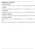 summary math