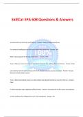 SkillCat EPA 608 Questions & Answers