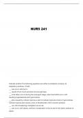 NURS 241 VIOLENCE&comma; HUMAN TRAFFICKING&comma; & BURNS QUESTIONS AND VERIFIED ANSWERS