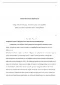   1  Evidence-Based Innovation Proposal  College of Health Professions&comma; Western Governors 