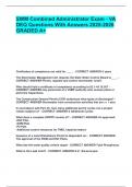 SWM Combined Administrator Exam - VA DEQ Questions With Answers 2025-2026 GRADED A&plus;&period;