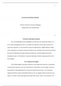   1  Personal Leadership Evaluation  Western Governors University Managing Organizations a