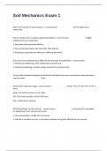 Soil Mechanics Exam 1 Questions With Explanations Of Answers Graded A&plus;&period;