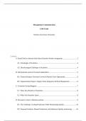   Management Communication  C204 Task1  Western Governors University   Contents  A&colon; Email 