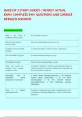 NACE CIP 2 STUDY GUIDES &sol; NEWEST ACTUAL EXAM COMPLETE 140&plus; QUESTIONS AND CORRECT DETAILED ANSWERS  