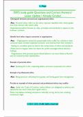 D072 study guide Questions and Correct Answers&sol;  Latest Update &sol; Already Graded 