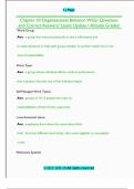 WGU Questions Questions and Correct Answers&sol; Latest Update &sol; Already Graded