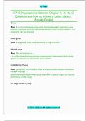 C715 Organizational Behavior Chapter 9&comma; 10&comma; 16&comma; 12  Questions and Correct Answers&sol; Latest Update &sol;  Already Graded