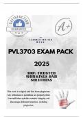 PVL3703 LATEST EXAM PACK 2025&lbrack;DETAILED QUESTIONS AND ANSWERS&rsqb;