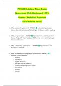 PN 2003 Actual Final Exam   Questions With Reviewed 100&percnt;   Correct Detailed Answers   Guaranteed Pass&excl;&excl;