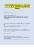 FINRA SERIES 7 EXAM FULL UPDATED  ACTUAL  Exam Questions and CORRECT  Answers 