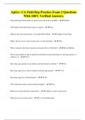 Aptive -CA Field Rep Practice Exam 2 Questions With 100&percnt; Verified Answers&period;