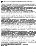 RN Nursing Care of Children Online Practice 2025 A with NGN