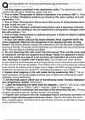 Portage BIOD 151 Anatomy and Physiology Final Exam