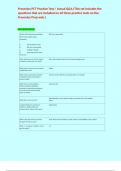 Fresenius PCT Practice Test &sol; Actual Q&A &lpar;This set includes the questions that are included on all three practice tests on the Fresenius Prep web&period;&rpar; 