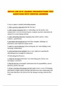 SNCOA LDR-301S LEADING ORGANIZATIONS TEST QUESTIONS WITH VERIFIED ANSWERS