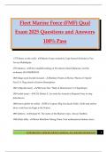 Fleet Marine Force &lpar;FMF&rpar; Qual Exam 2025 Questions and Answers 100&percnt; Pass